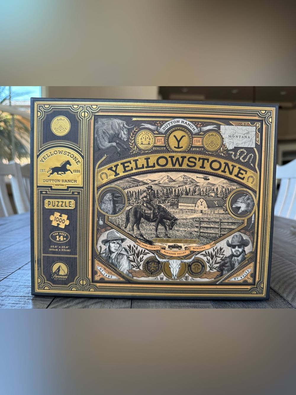 Yellowstone Premium 1000 Piece Jigsaw Puzzle - Courtesy of Dutton Ranch